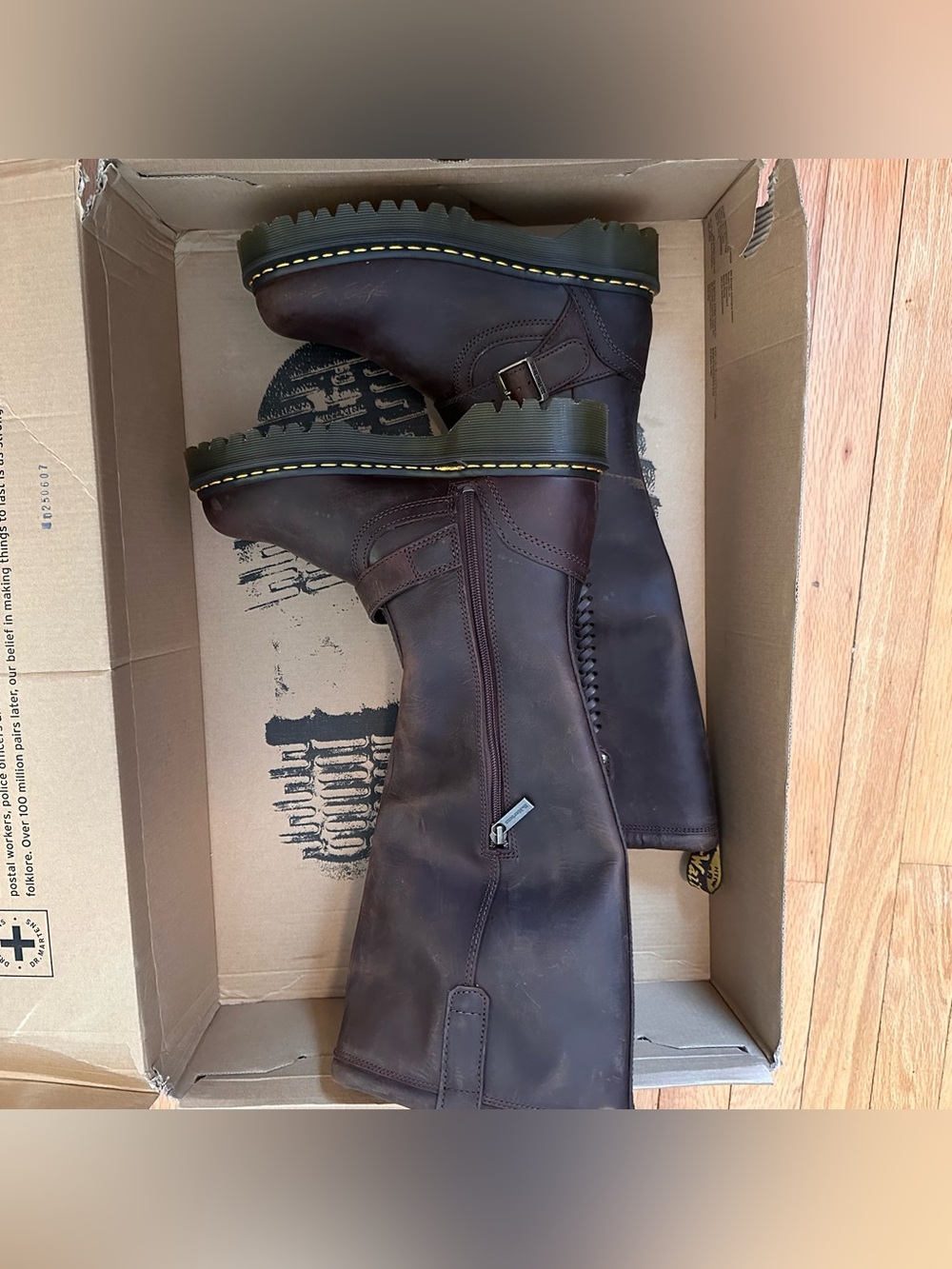 Free People Dr. Martens Anistone Knee-High Boots - Picture 14 of 16